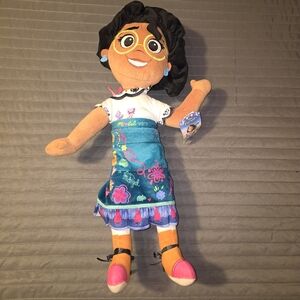 Encanto Mirabel Plush Stuffed Pillow Buddy - Super Soft Polyester Microfiber, 22